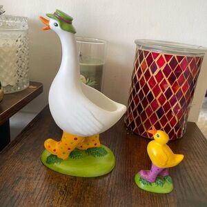 PartyLite Mother Goose & Chick